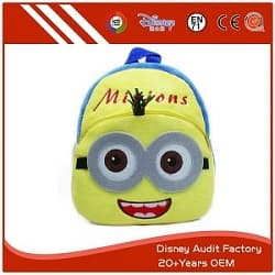 Plush Minions Backpack for Children